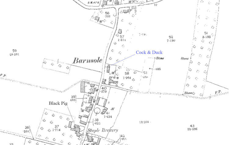 Barnsole map 1897