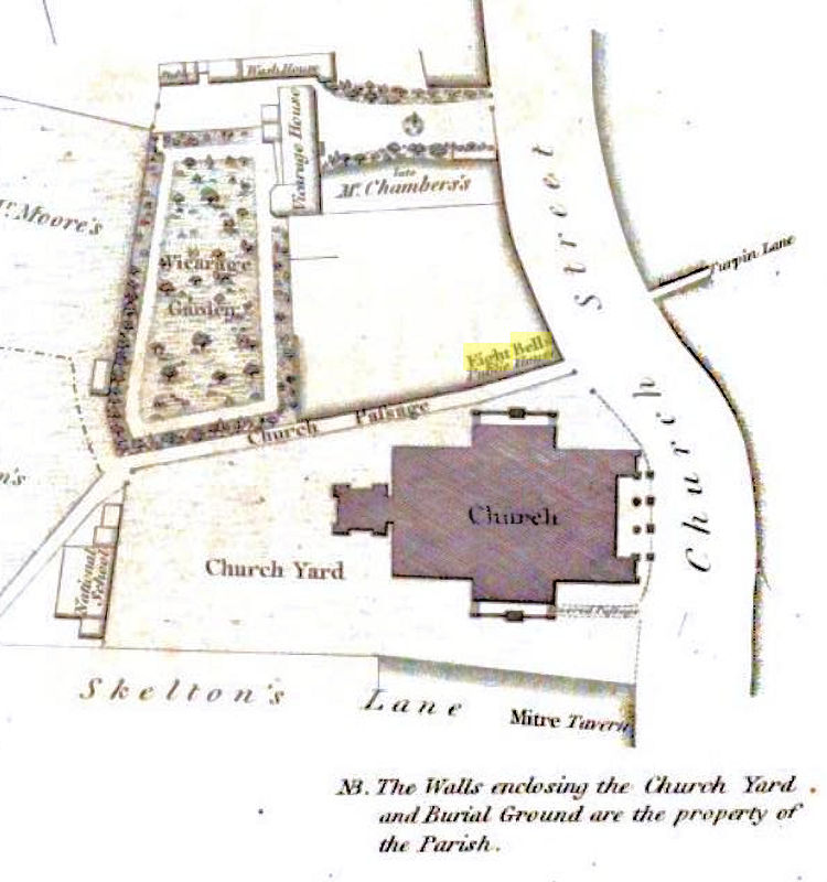 Eight Bells map 1816