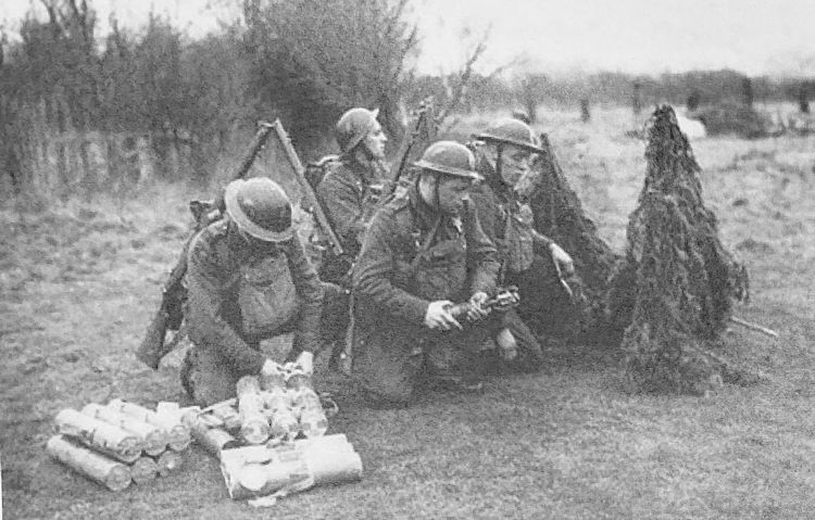 London Irish Regy training 1940