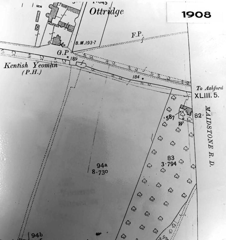 Kentish Yeoman map 1908