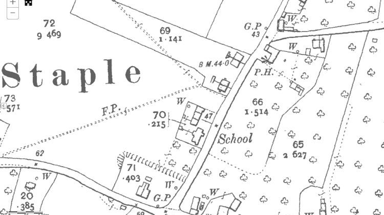 Staple map 1907