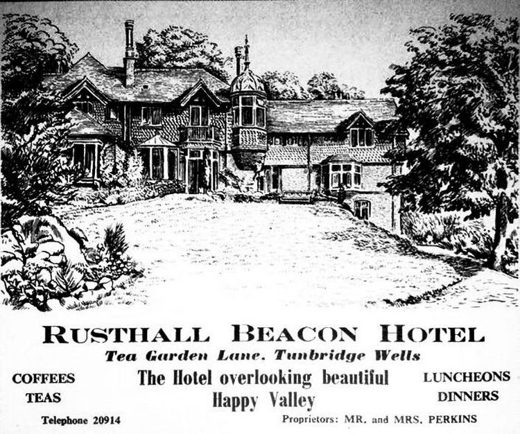 Beacon Hotel card 1960s