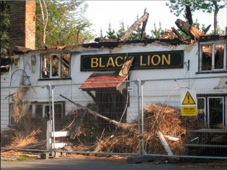 Black Lion demolition 2009