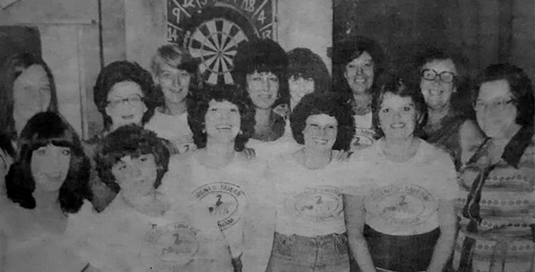 Brents Tavern ladies darts team