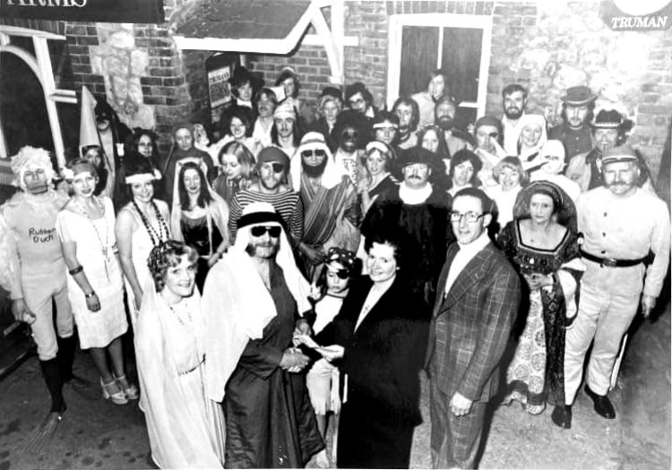 Brickmakers Arms fancy dress 1973