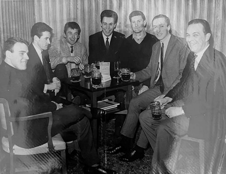 Bristol Arms drinkers 1963