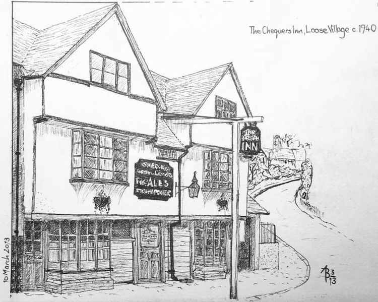 Chequers drawing 1940