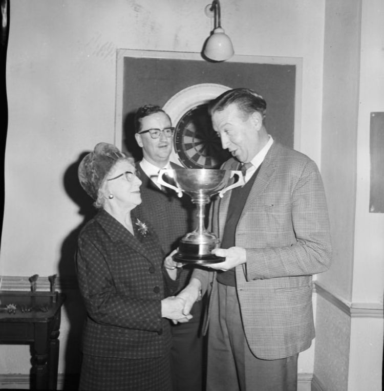 Conservative Club Darts presentation 1960s