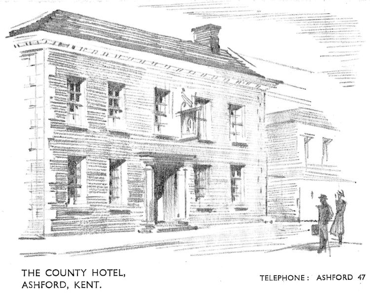 County Hotel drawing 1950s