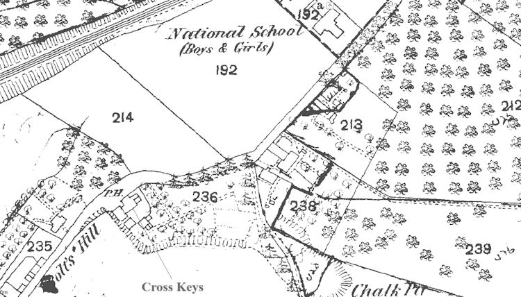 Chartham map 1871