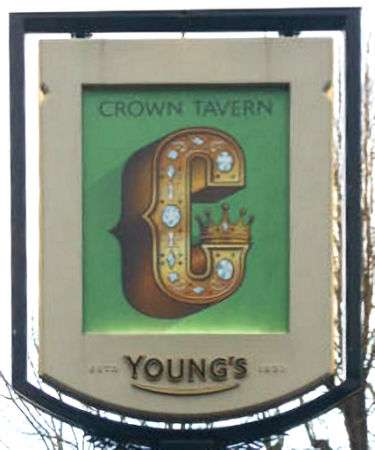 Crown Tavern sign 2021