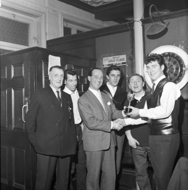 Darts presentation 1960s