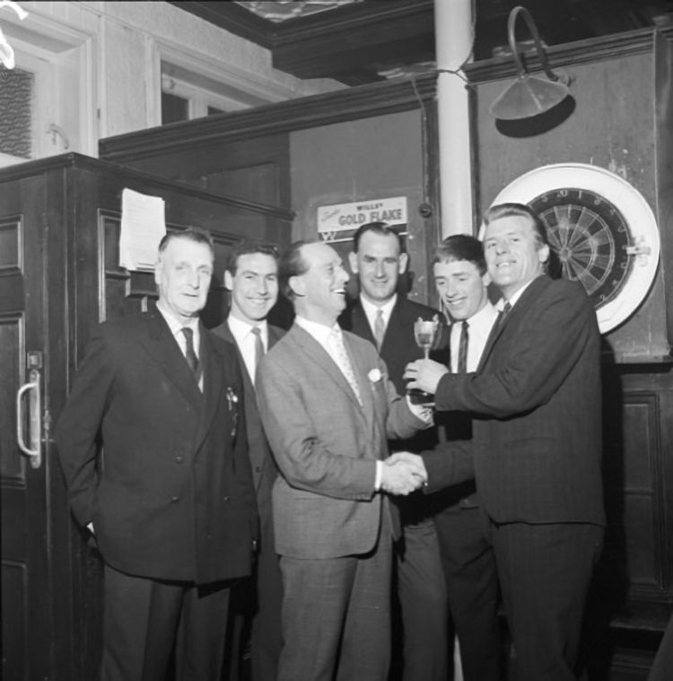 Darts presentation 1960s