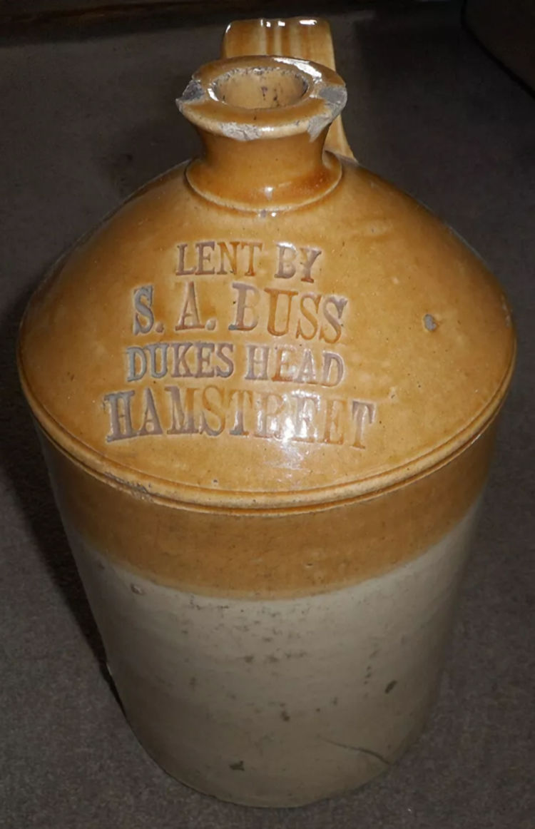 Duke's head flagon 1880