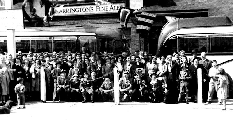 General Gordon football supporters 1950s