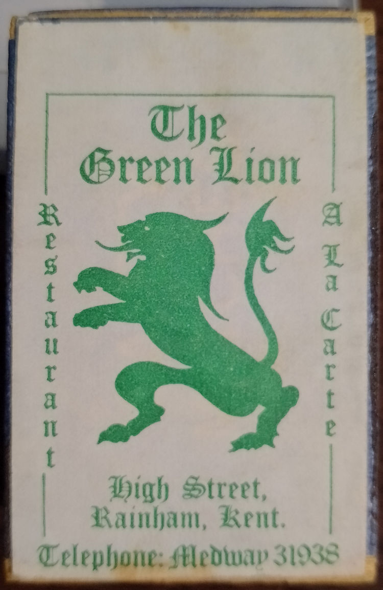 Green Lion matchbox