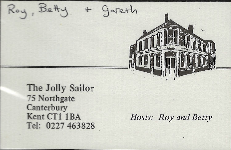 Jolly sailor card 1986