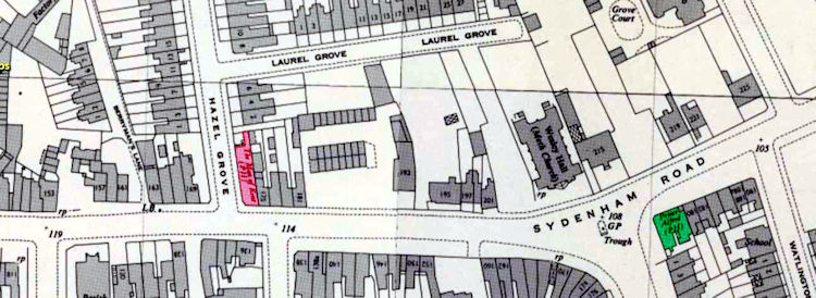 Sydenham map