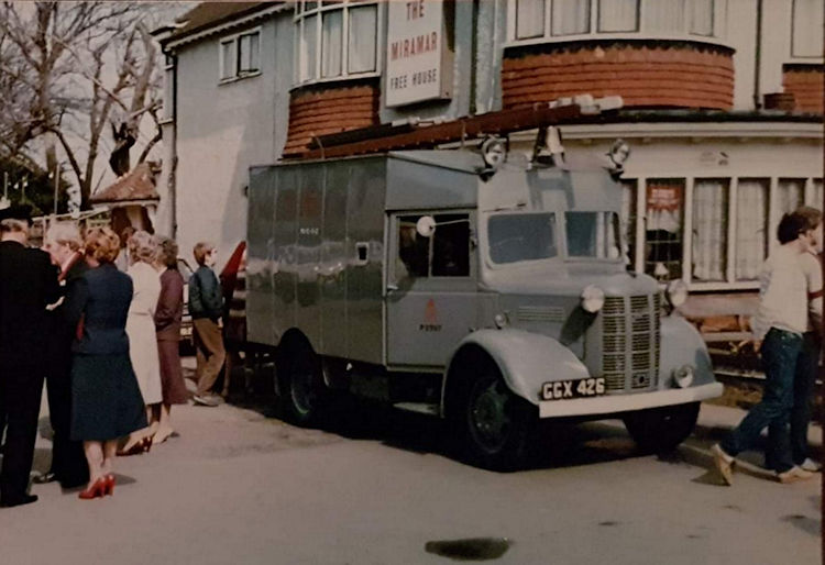 Vehicle outside the Miramar Hotel