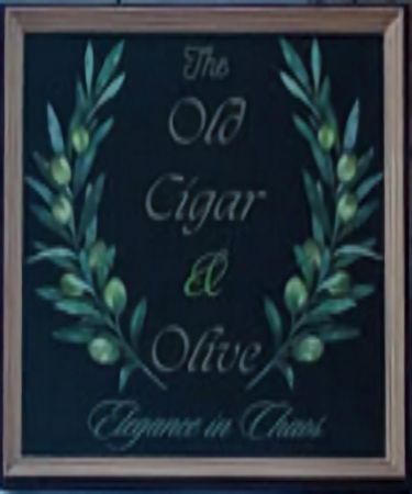 Old Cigar and Olive sign 2024