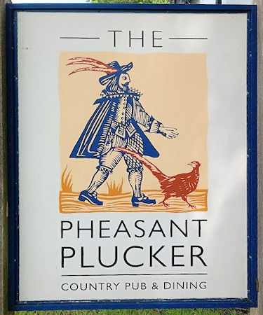 Pheasant Plucker sign 2024