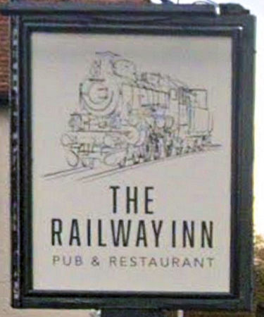 Railway Inn sign 2022