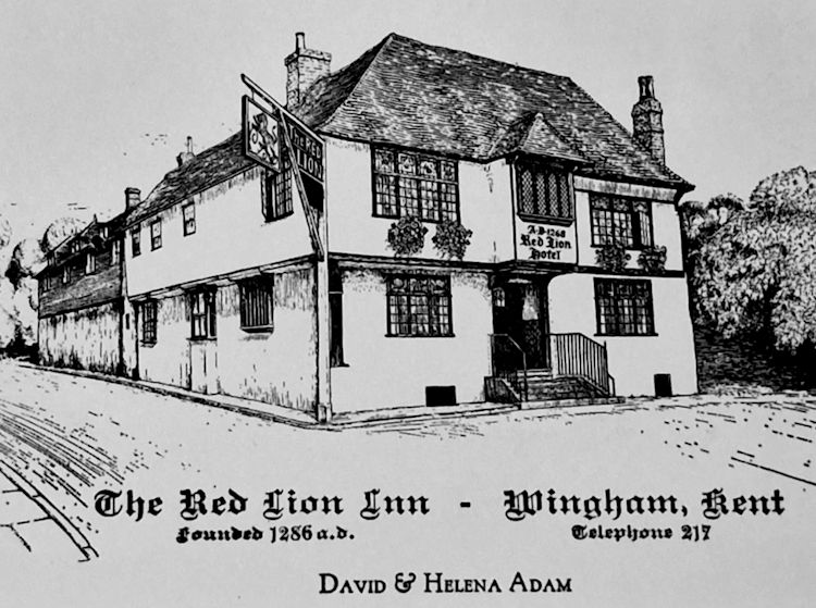 Red Lion drawing 1967