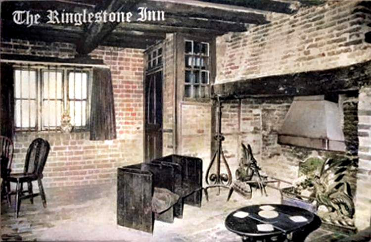 Ringlestone Inn inside 1950