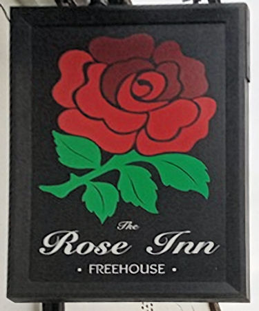 Rose Inn sign 2024