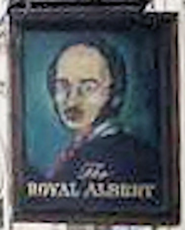 Royal Albert sign