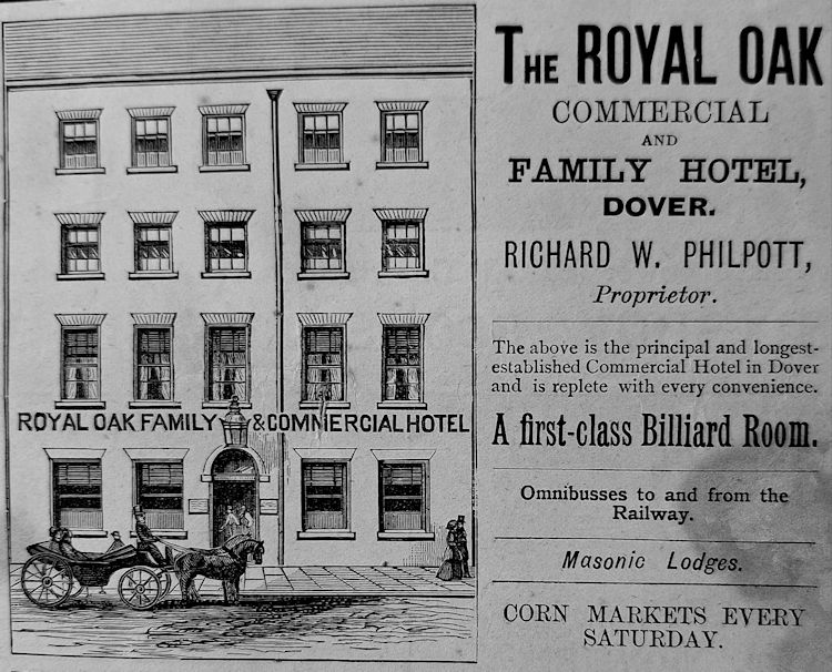 Royal Oak advert 1883