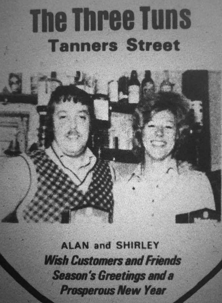 Three Tuns licensees 1975