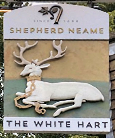 White Hart sign 2024