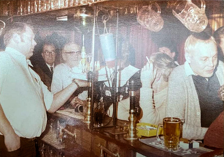 White Horse bar 1970s