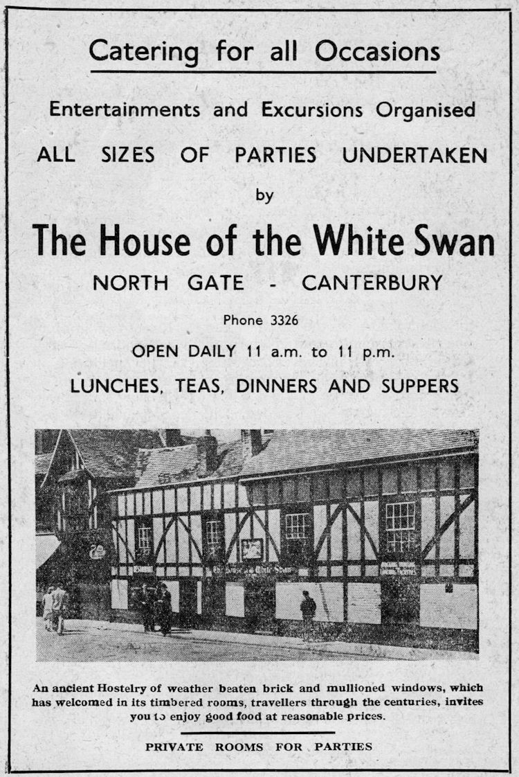 White Swan advert