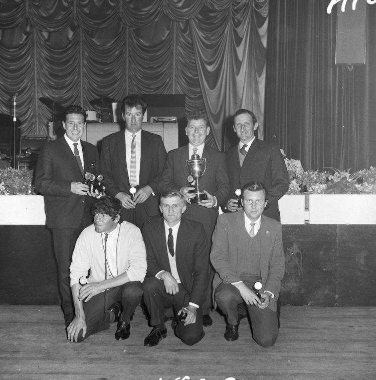 Whitfield Club skittle team 1965.