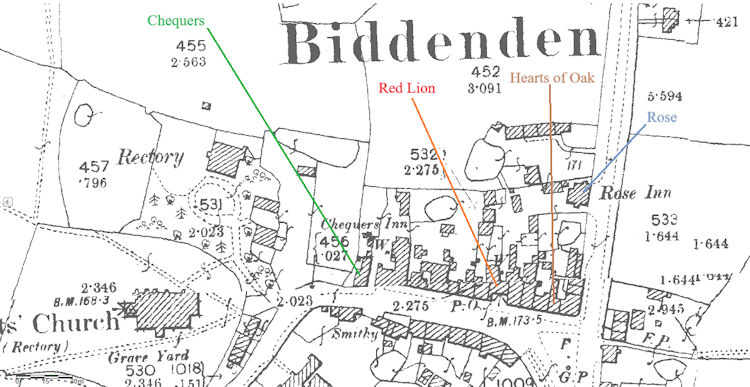 Biddenden map 1897