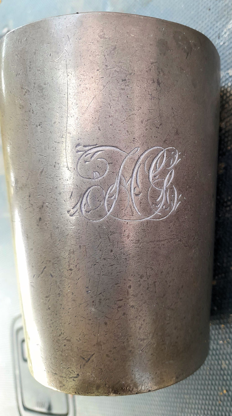 Duke of Wellington pewter tankard