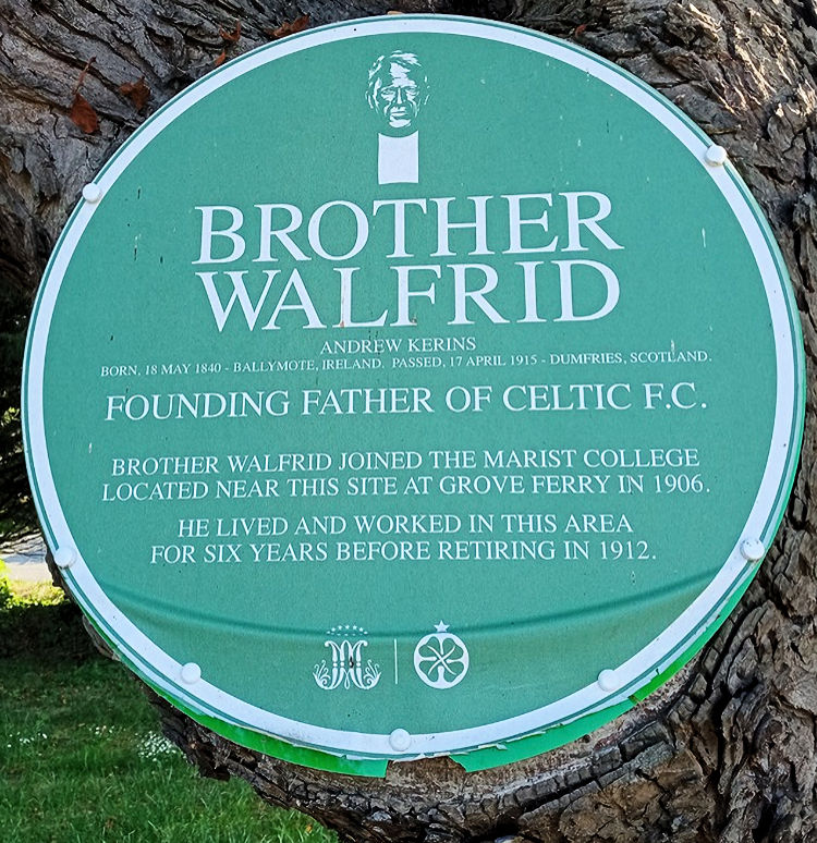 Brother Walfred plaque 2024