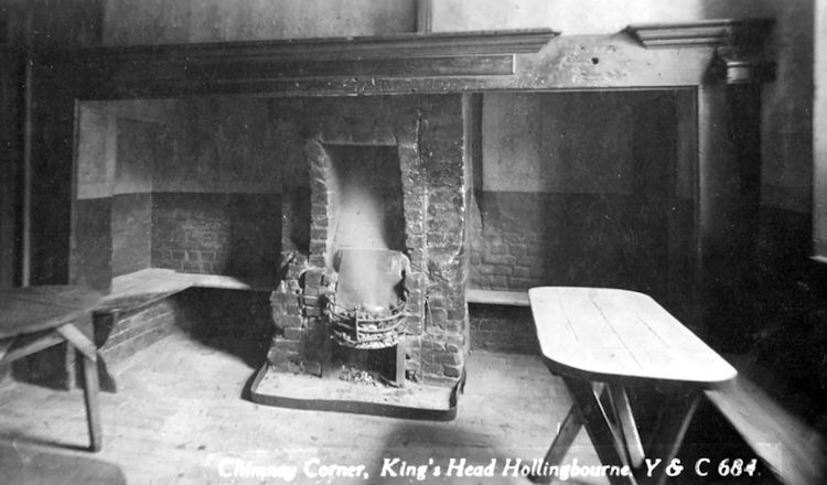 King's Head fireplace 1935