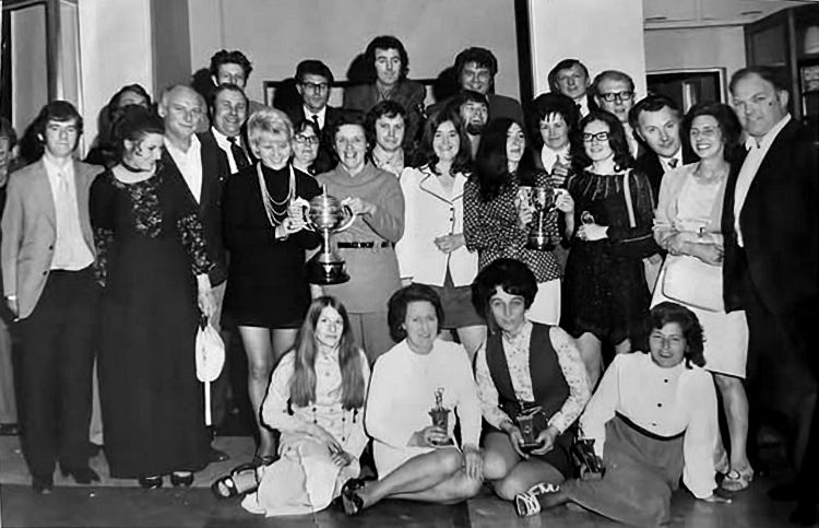 Locomotive darts team 1972