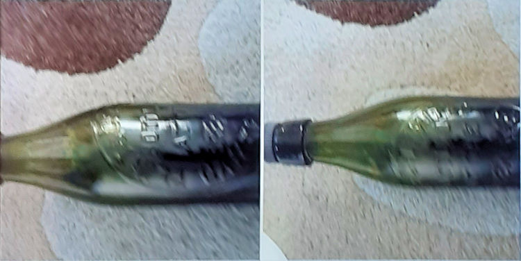 Plough beer bottles 1851