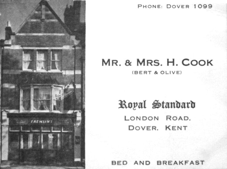 Royal Standard card 1960