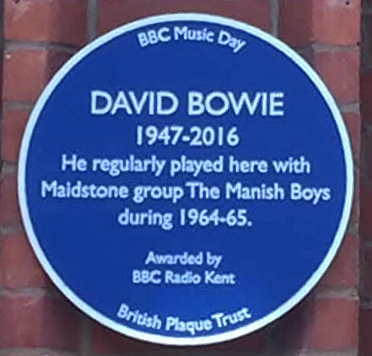David Bowie plaque