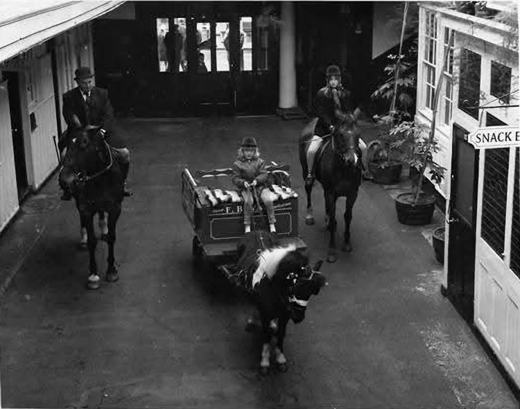 Royal Victoria and Bull Fred Bevan coal cart
