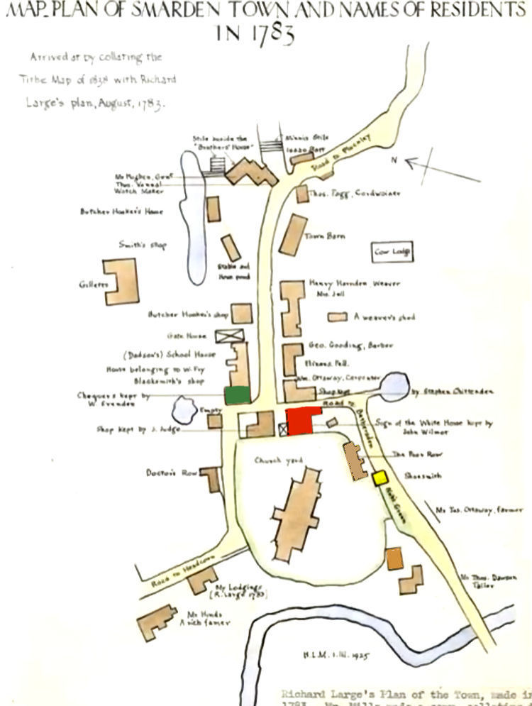 Smarden map 1783