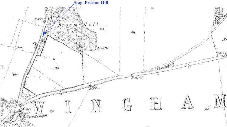 Stag map 1870