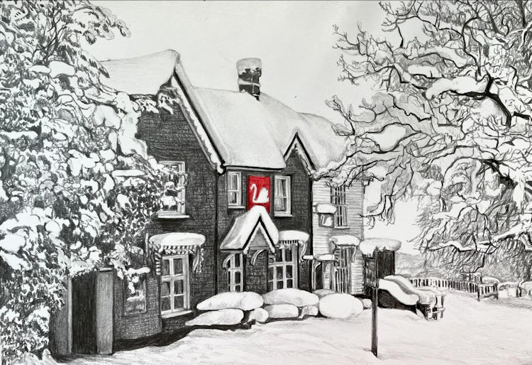 Swan on the Green card