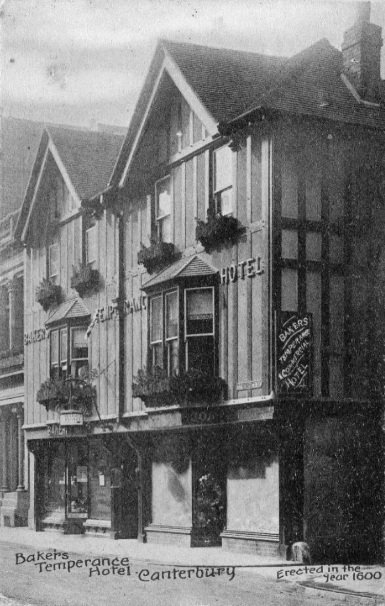 Baker's temperance Hotel 1910
