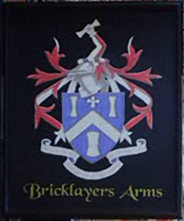Bricklayers Arms sign 2025